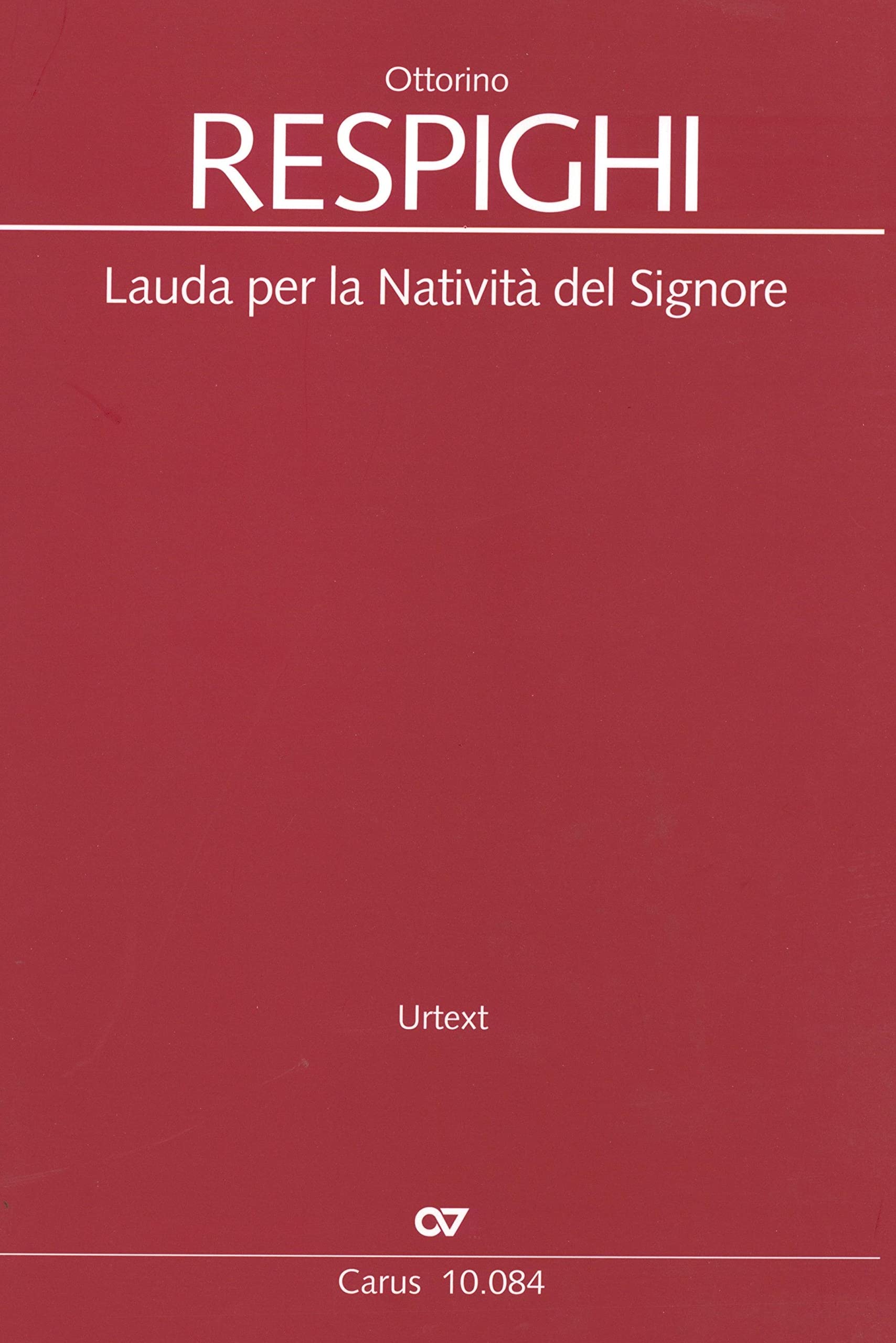 Lauda per la Natività del Signore, Partitur Sheet Music