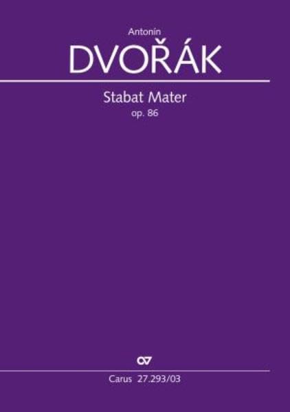 Stabat Mater (Klavierauszug): Bearbeitung für Kammerorchester op. 58, 1876/1877 Sheet Music