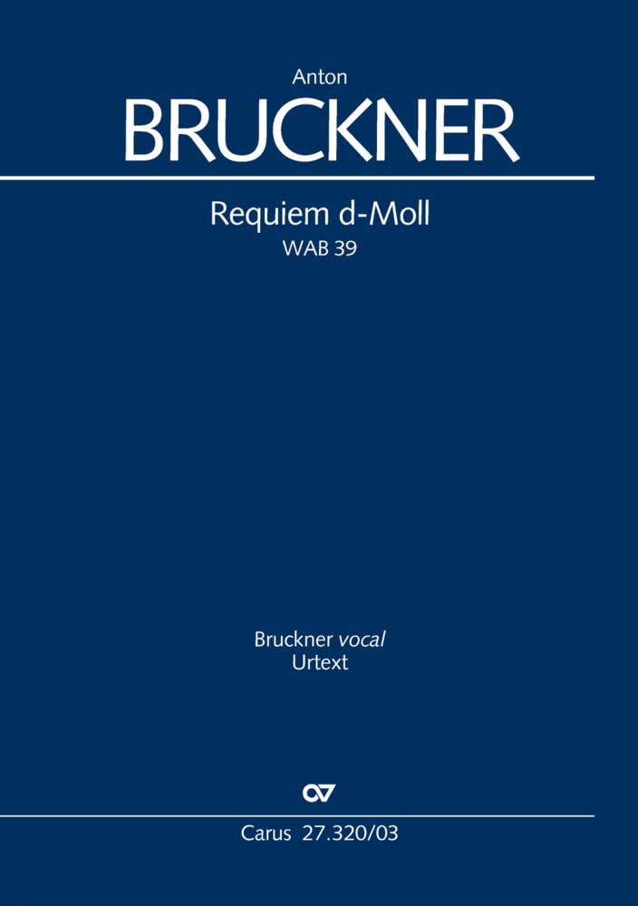 Requiem d-Moll (Klavierauszug): WAB 39 Sheet Music