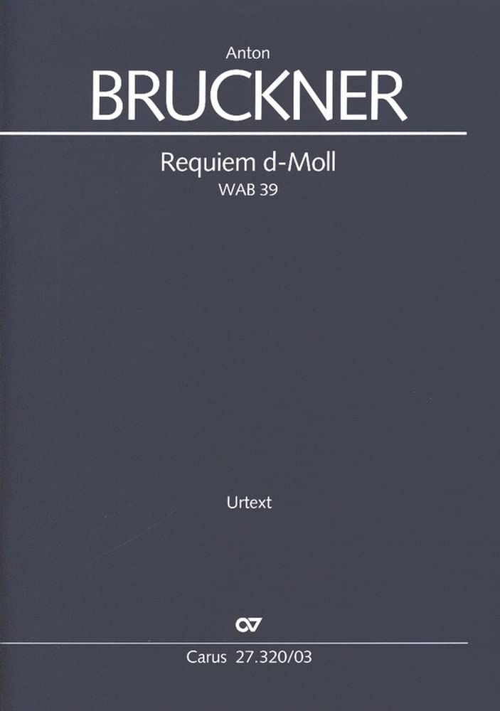 Anton Bruckner-Requiem D-moll-PIANO REDUCTION Books