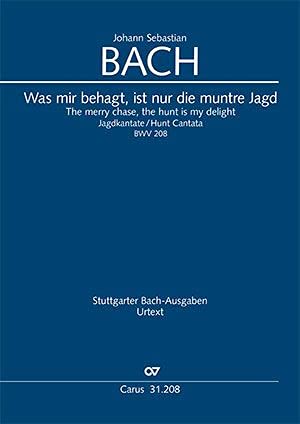 Johann Sebastian Bach-The Merry Chase The Hunt Is My Delight-Soli SSTB, SSTB and Orchestra-SCORE Books