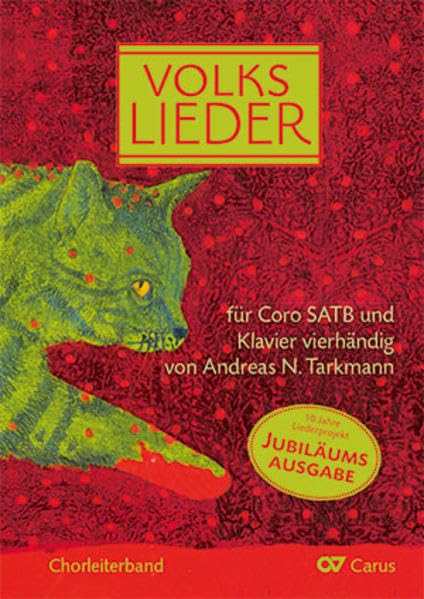 Chorbuch Volkslieder: für Coro SATB und Klavier vierhändig (LIEDERPROJEKT) Sheet Music