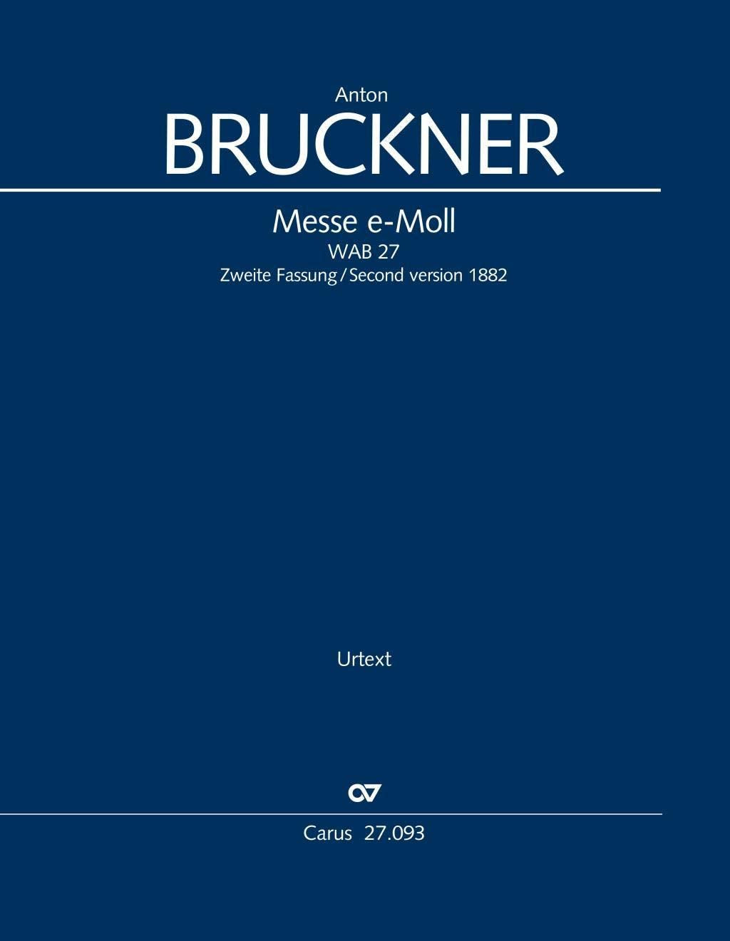Messe e-Moll (Klavierauszug) Sheet Music