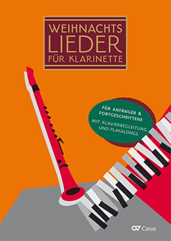 Bobbi Fischer,Evelin Kramer-Christmas Carols for clarinet-1-3 Clarinets and Piano-BOOK Books