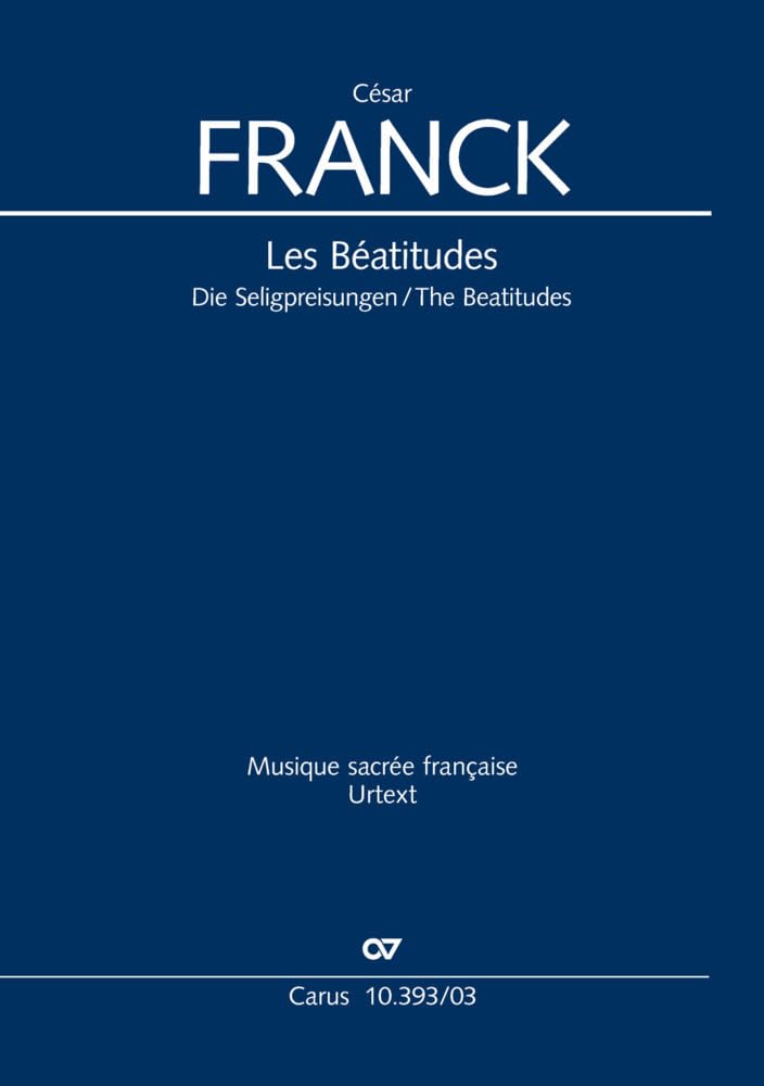 Les Béatitudes (Klavierauszug): Die Seligpreisungen. FWV 53 Sheet Music