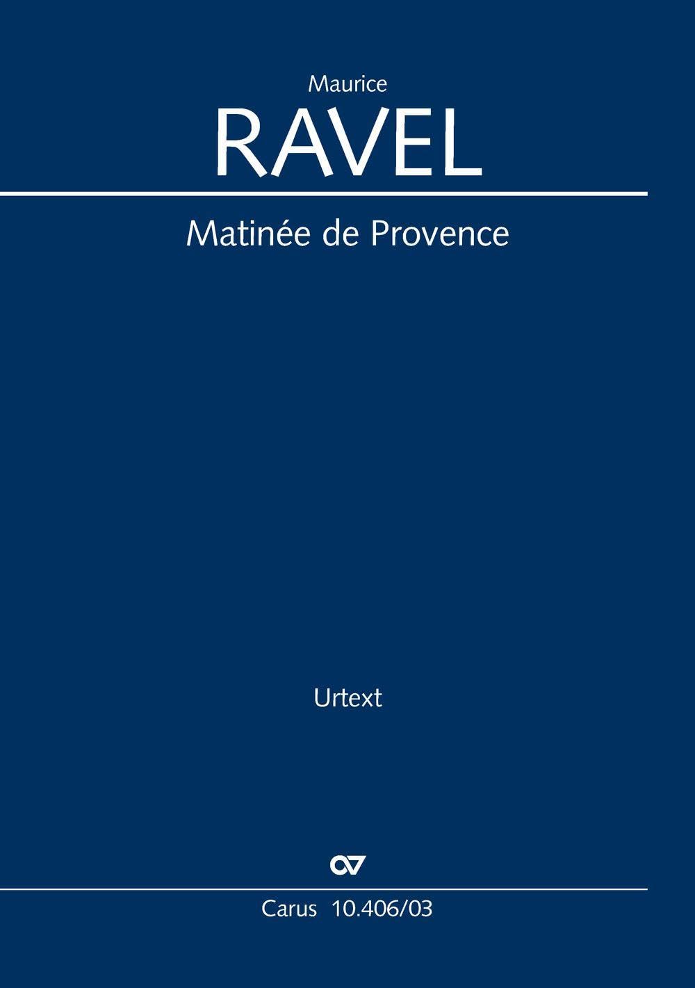 Matinée de Provence (Klavierauszug) Sheet Music