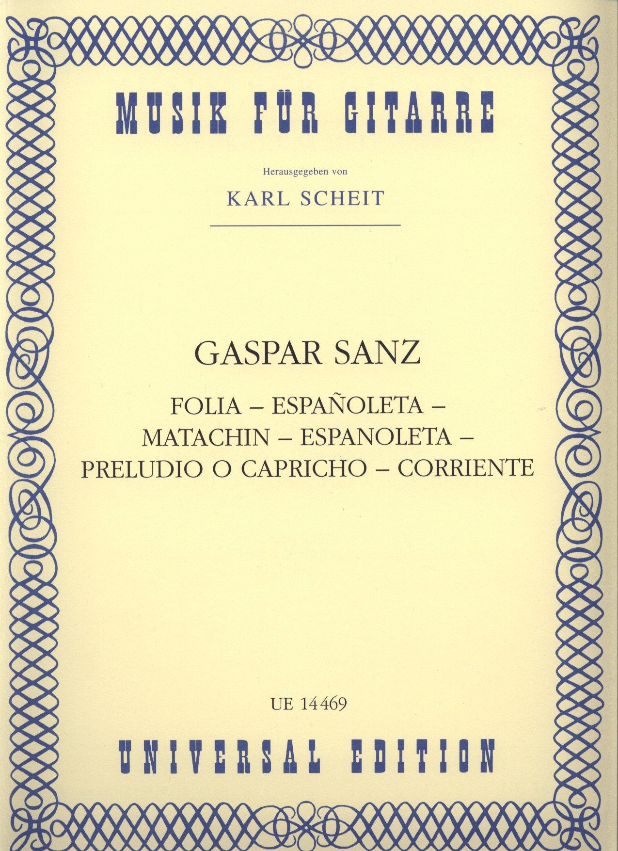 Folia,Espanol.,Malachin,Espanol.,Prel.O Capric. Sheet Music