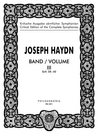 Universal Edition Joseph Haydn: Symphonies Nos. 28-40 for orchestra Sheet Music