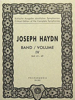 Universal Edition Joseph Haydn: Symphonies Nos. 41-49 for orchestra Sheet Music