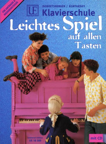 DOBRETSBERGER y KONTARSKY - UE Piano School (Easy to Play All Keys) para Piano (Inc.CD) book