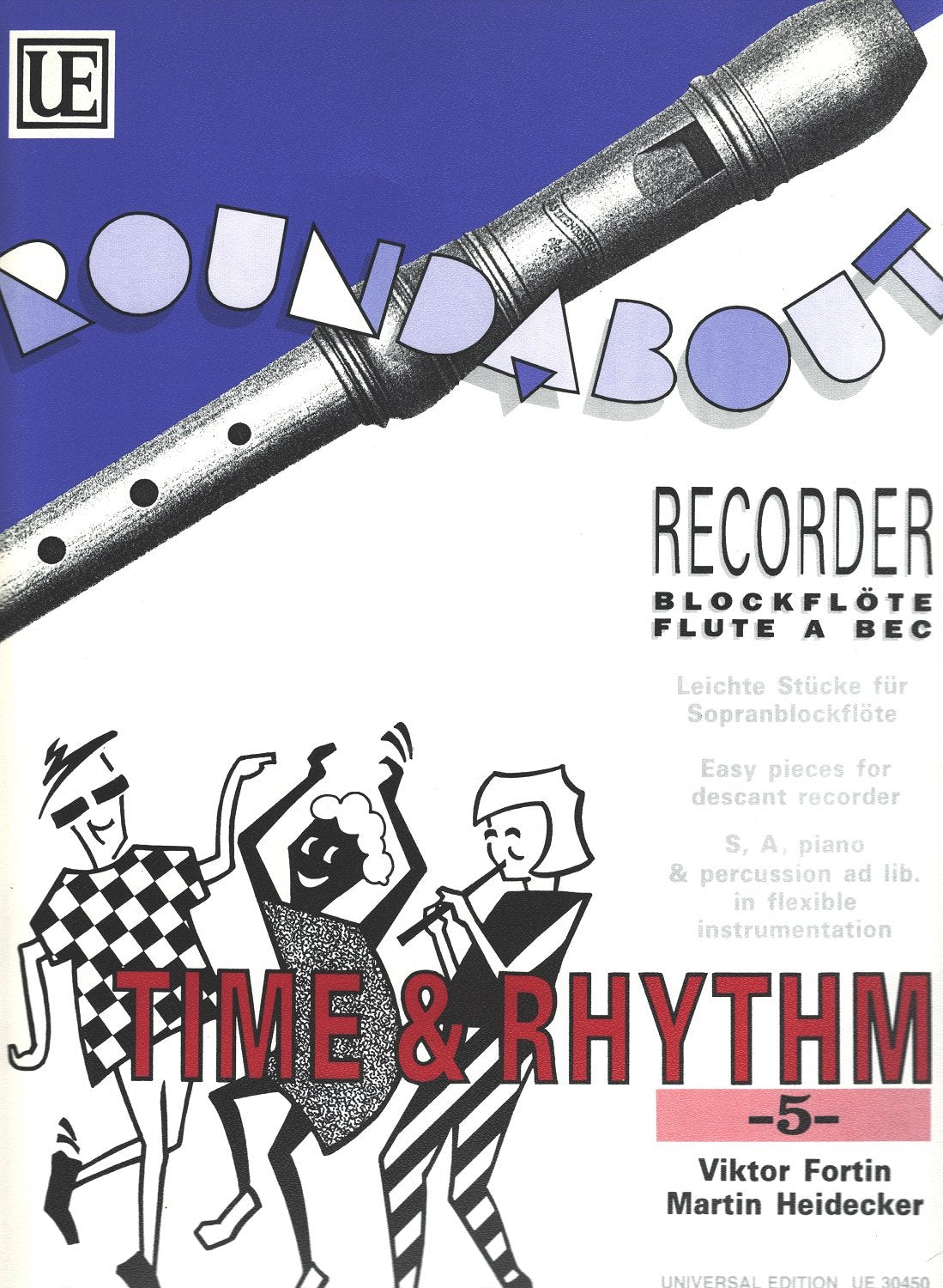 Schott Music Time & Rhythm Band 5 für Blockflöte, Klavier, Gitarre, Schlagzeug - Partitur und Stimmen, gebraucht - gut Professional & Reference Books