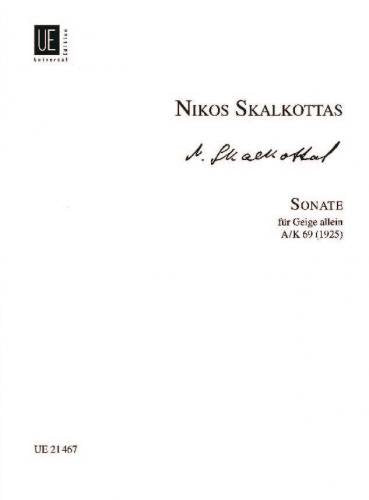 SONATE : FUER VIOLINE SOLO Sheet Music