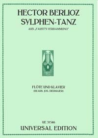Universal Edition Hector Berlioz: Sylphen-Dance for flute and piano Sheet Music