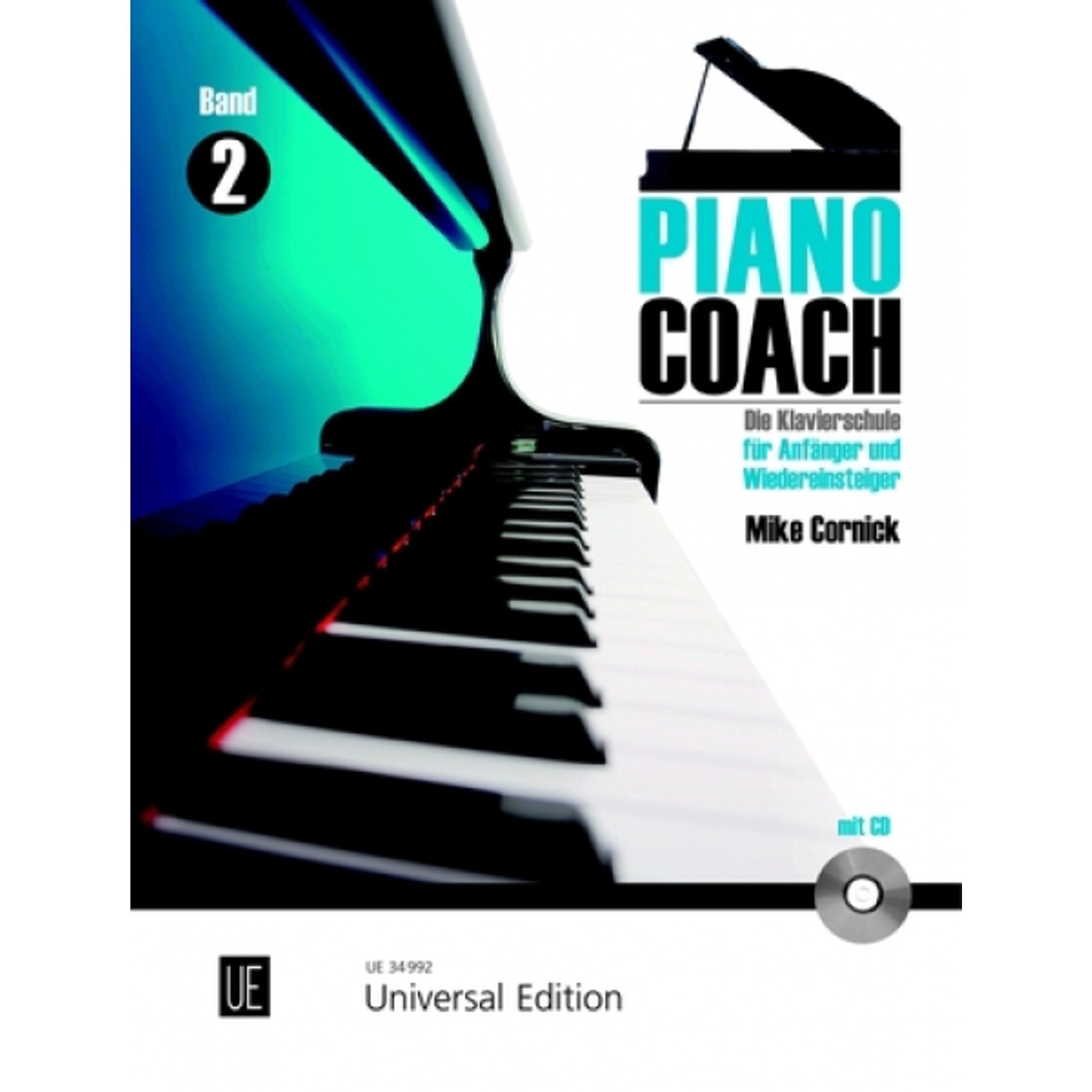 Piano Coach 2 mit 2 CDs: Die Klavierschule für Anfänger und Wiedereinsteiger mit Referenz- und Play-Along CDs Sheet Music