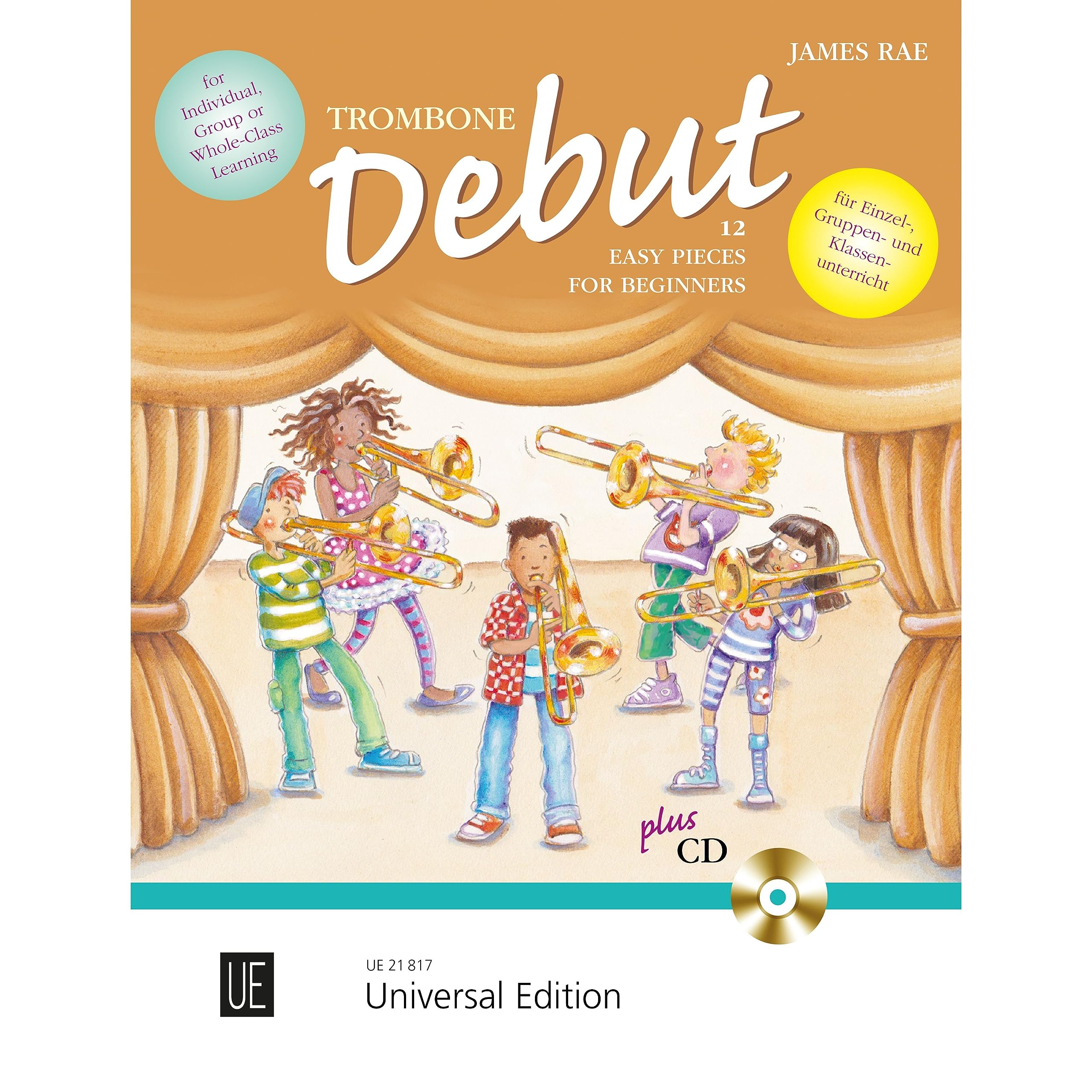 Universal Edition James Rae: Trombone Debut - Noten für Blechblasinstrumente Books
