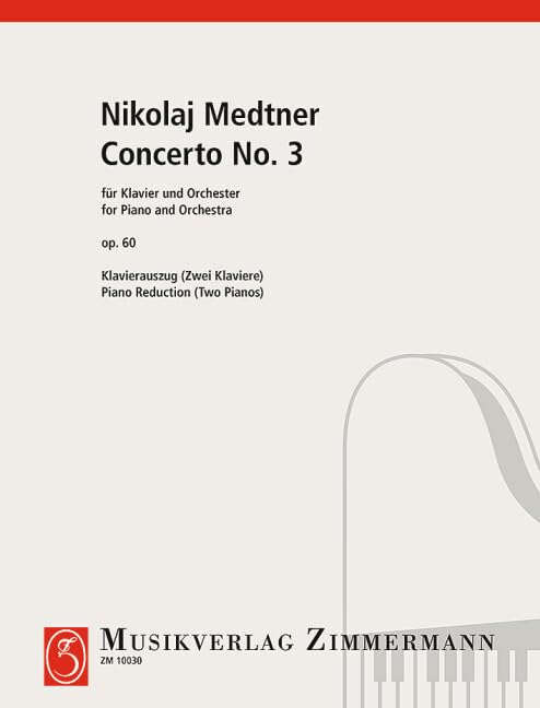 Troisième concerto pour piano en mi mineur: op. 60. piano and orchestra. Réduction pour piano. Sheet Music