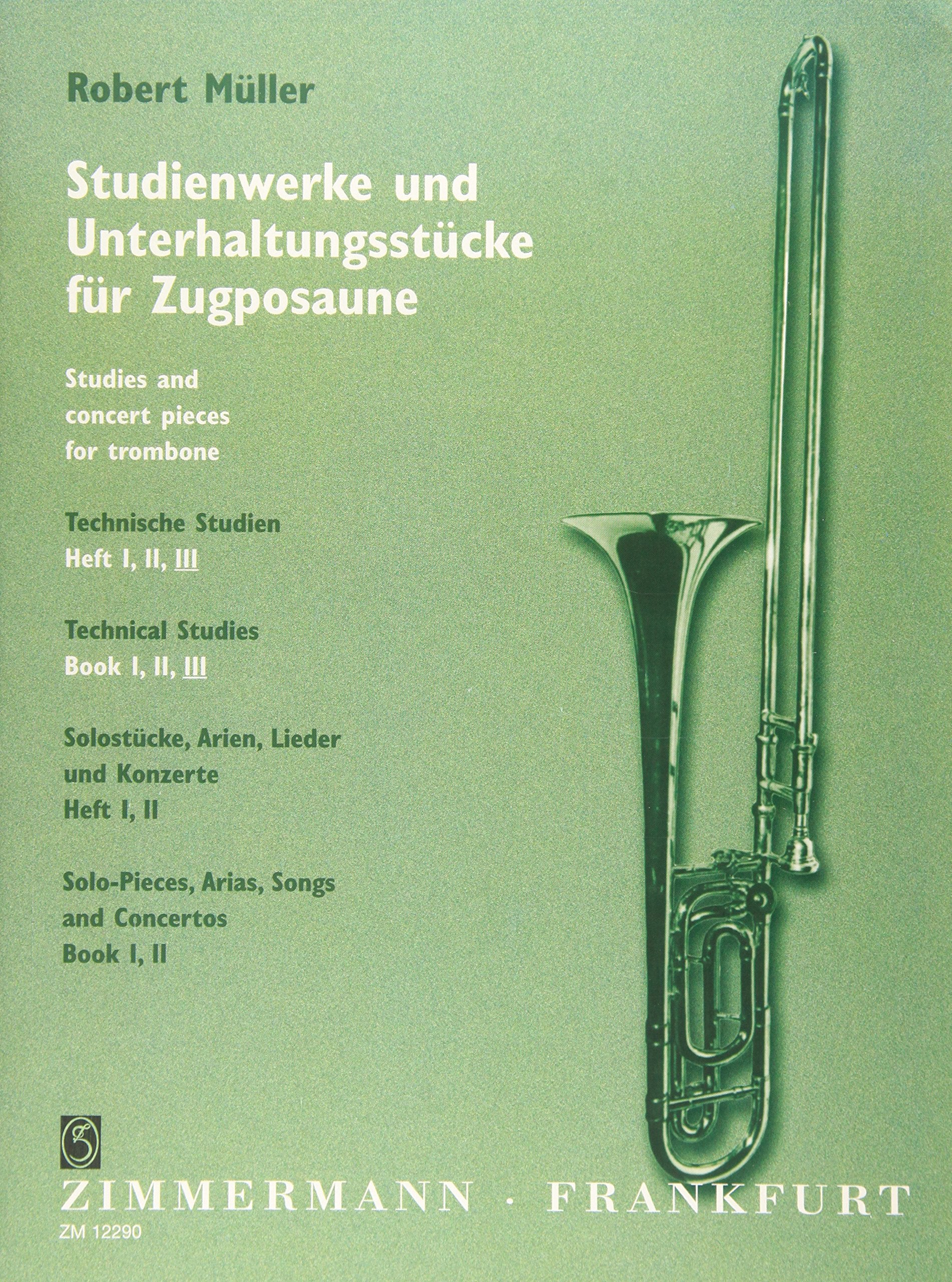 Technische Studien: Heft 3. Posaune. (Studienwerke und Unterhaltungsstücke für Zugposaune, Heft 3) Sheet Music