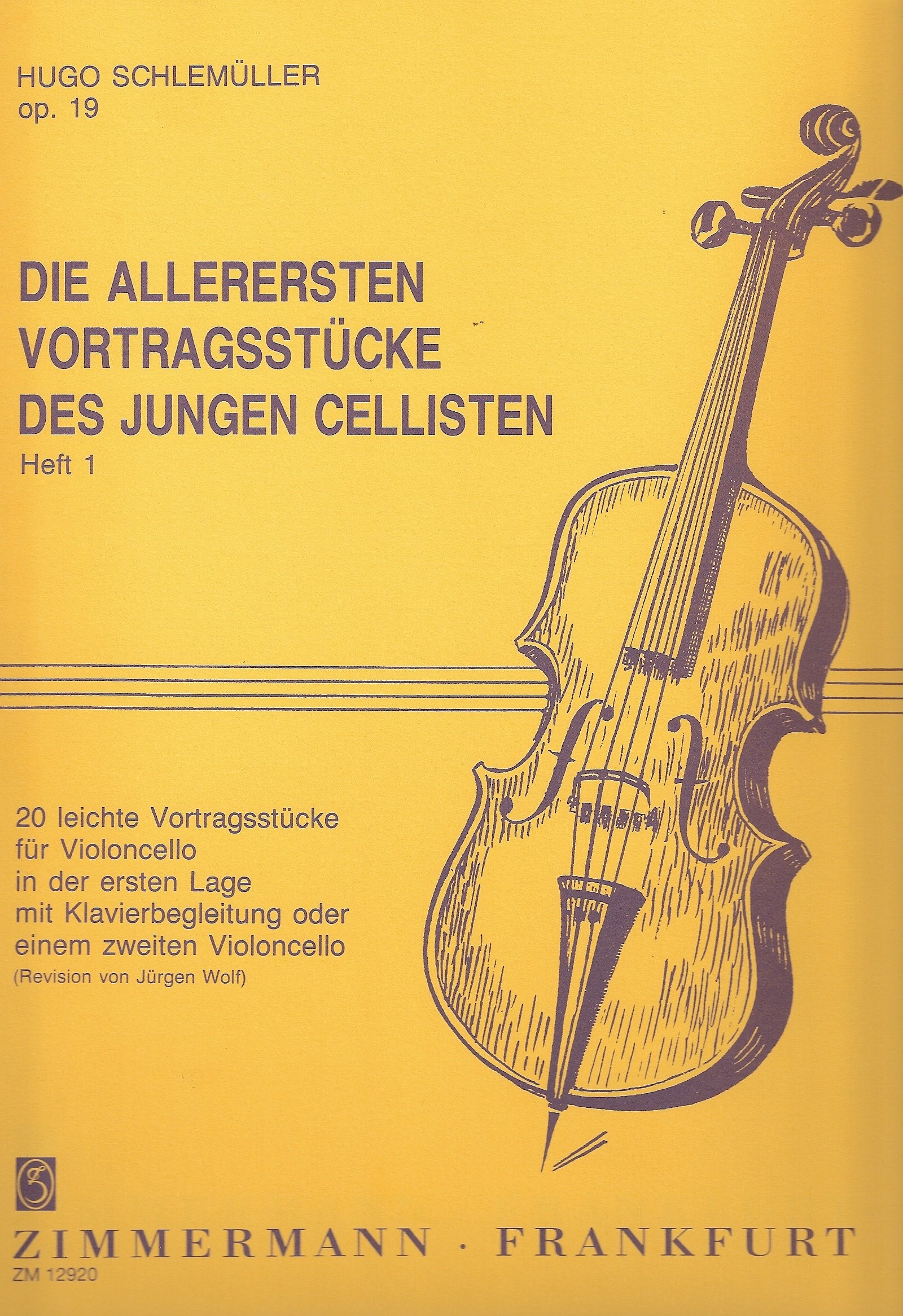 Die allerersten Vortragsstücke. Heft 1. op. 19 book