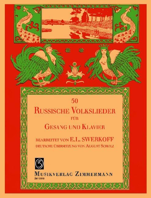 50 Russische Volkslieder: Gesang und Klavier. Pop culture