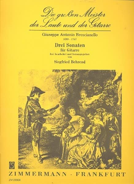 Drei Sonaten für Gitarre Sheet Music