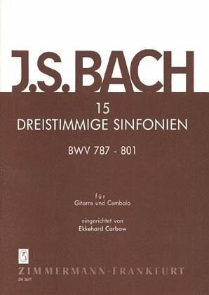 15 dreistimmige Sinfonien BWV 787-801 book