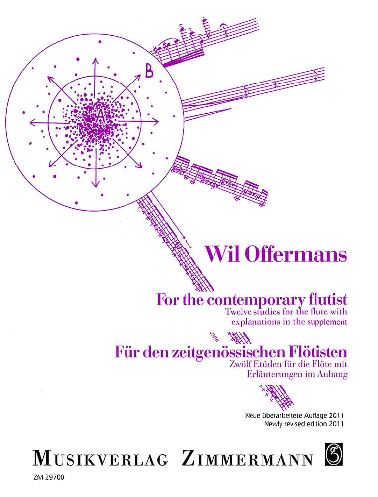 Für den zeitgenössischen Flötisten: Zwölf Etüden für die Flöte mit Erläuterungen im Anhang. Flöte. Lehrbuch. Arts & Music