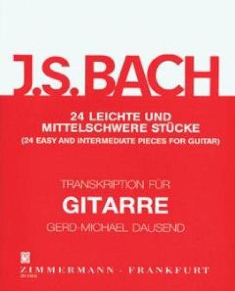 24 leichte und mittelschwere Stücke für Gitarre solo: guitar. Sheet Music