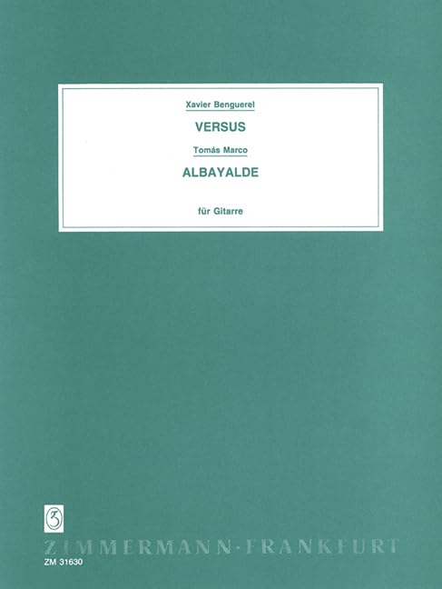 Versus: (zusammen mit T. Marco, Albayalde). Gitarre. Sheet Music