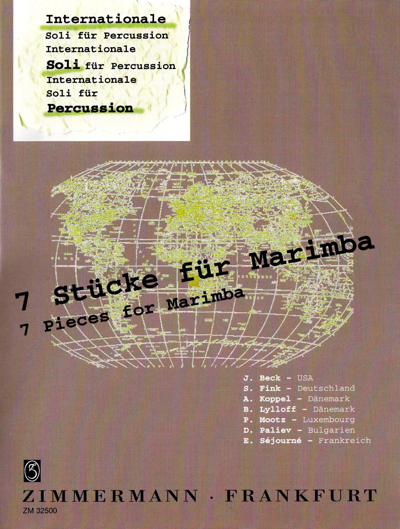Internationale Soli für Percussion: 7 Stücke für . Marimbaphon Sheet Music