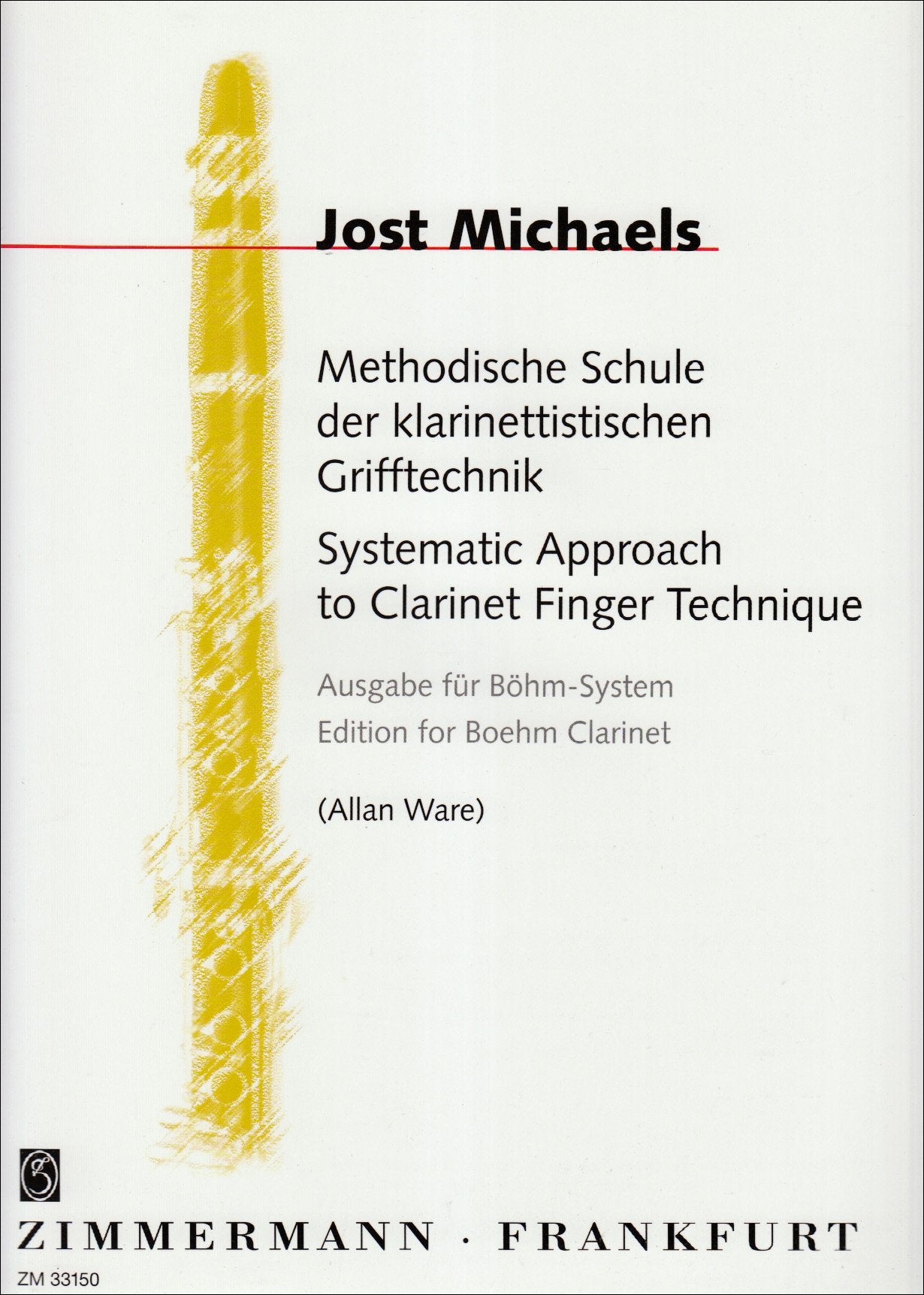 Methodische Schule der klarinettistischen Grifftechnik Sheet Music