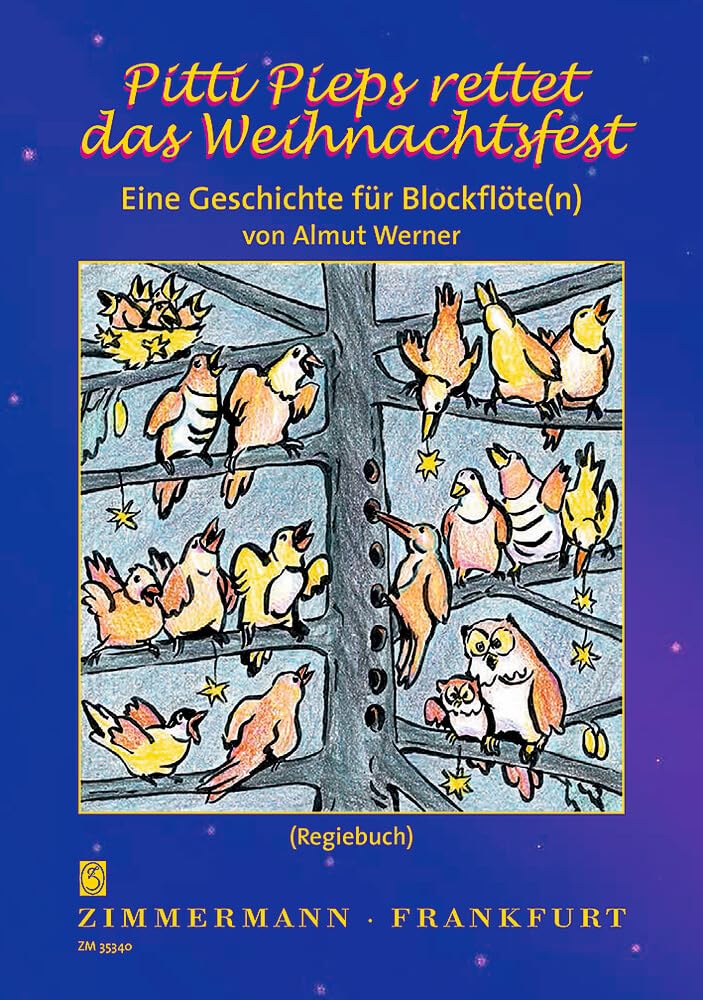 Pitti Pieps rettet das Weihnachtsfest: Eine Geschichte. Blockflöte(n). Lehrerband. Sheet Music