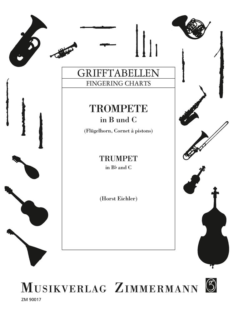 Grifftabelle für Trompete in B, C Sheet Music