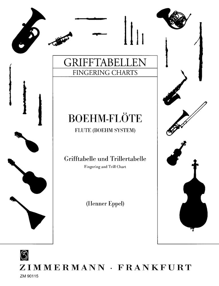 Grifftabelle für Boehmflöte mit Trillertabelle book