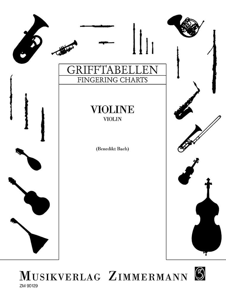 Grifftabelle für Violine: Violine. Sheet Music