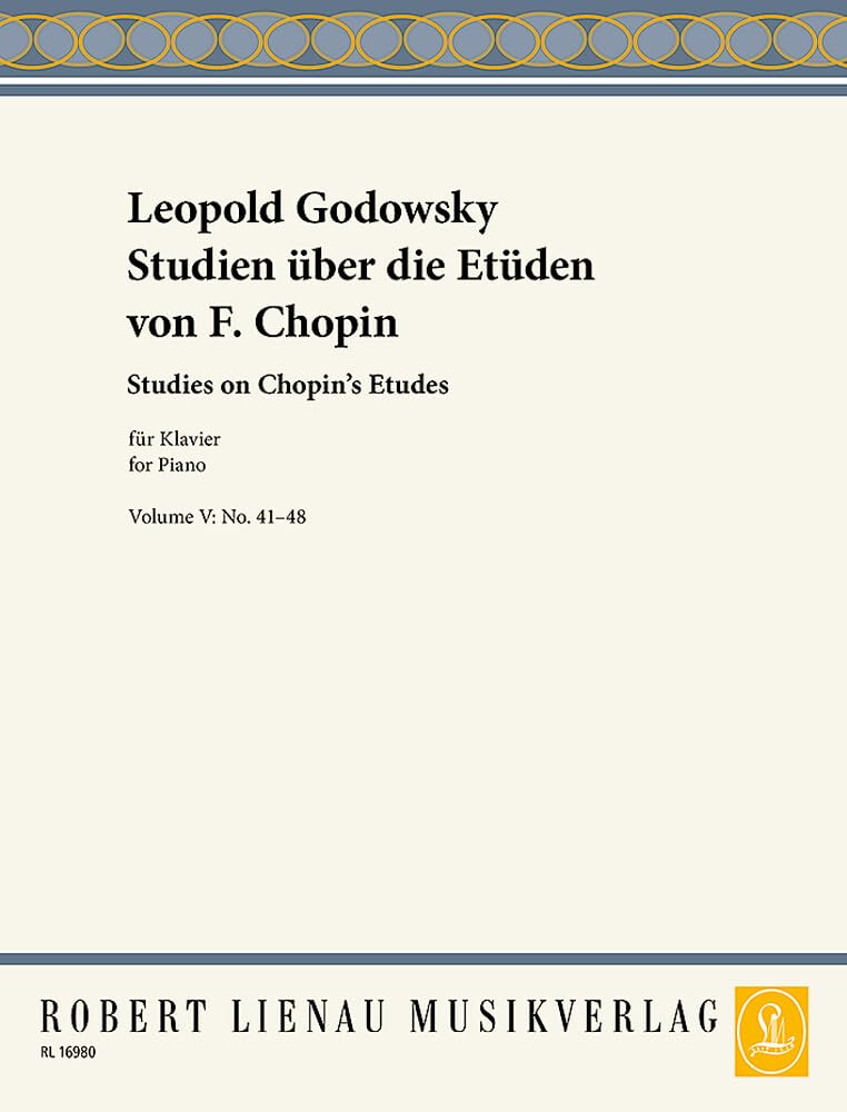 Studien über die Etüden von F. Chopin: Band 5 No. 41-48. Klavier. Spielbuch. Sheet Music