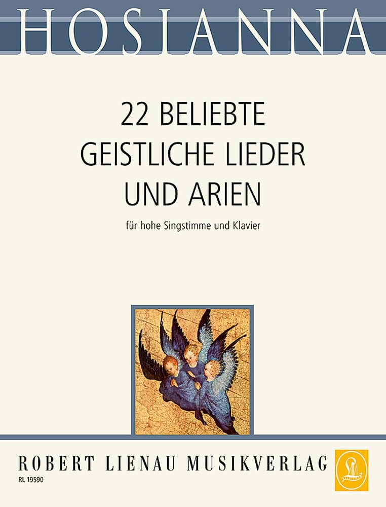 Hosianna. Hohe Singstimme und Klavier (Orgel/Harmonium) Sheet Music