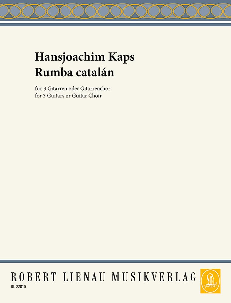 Rumba catalán. 3 Gitarren (Gitarrenchor) Art & Literature