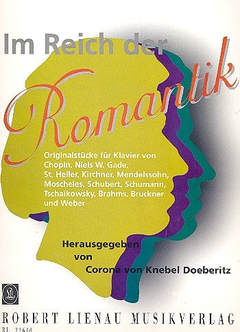Dans le domaine du romantisme: 15 pièces originales de moyenne difficulté à deux et à quatre mains. piano. Sheet Music