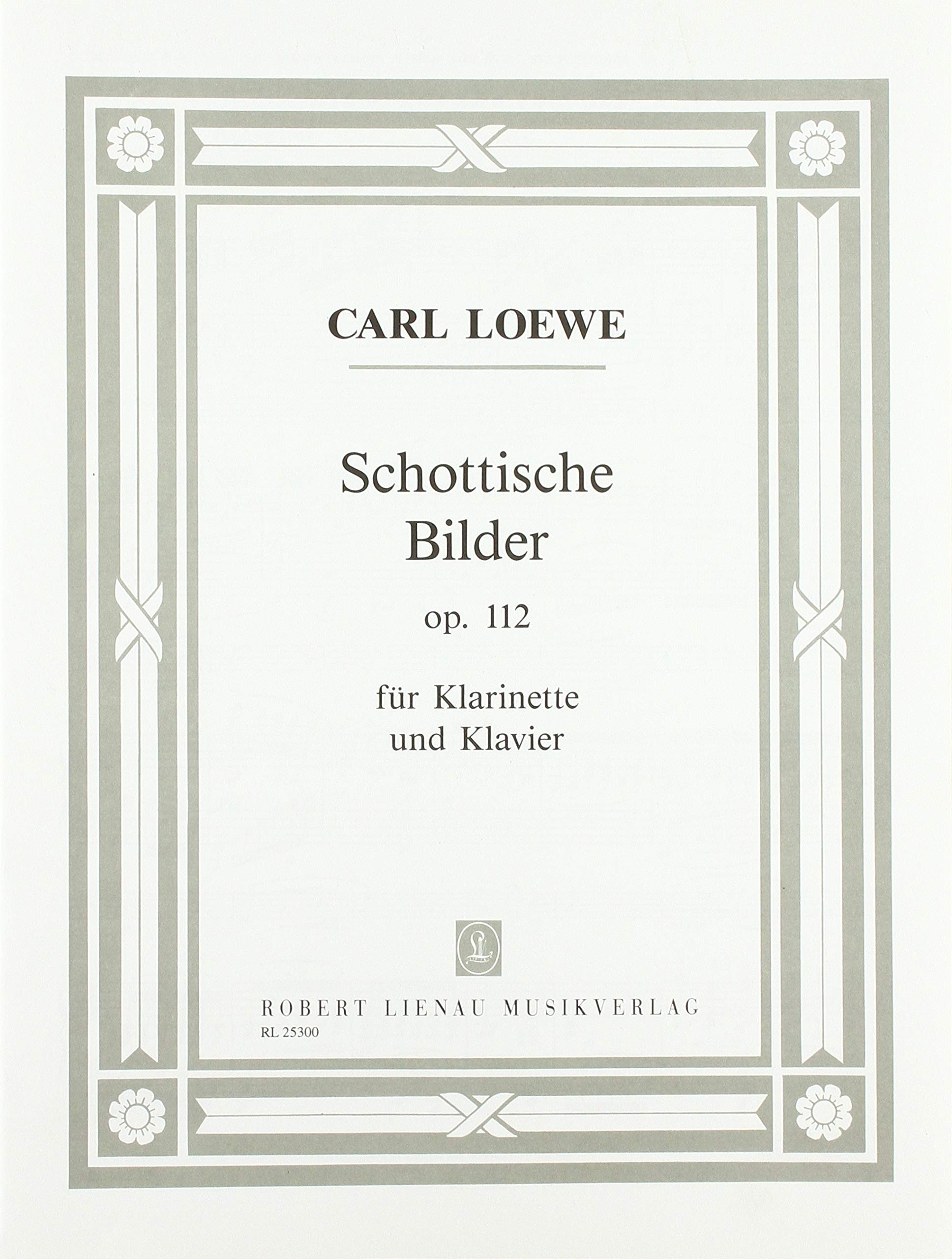 Images écossaises: op. 112. clarinet and piano. book