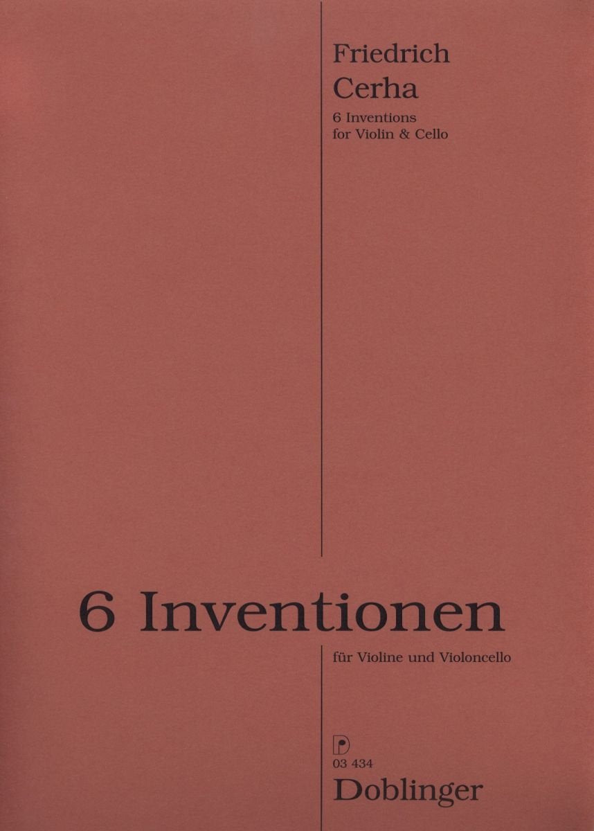 6 INVENTIONEN FUR VIOLINE UND VIOLONCELLO Arts & Music