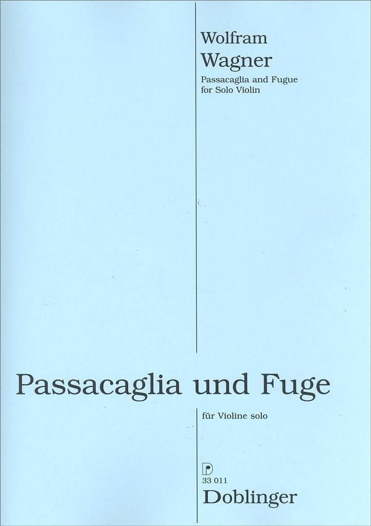 PASSACAGLIA UND FUGE VIOLON Arts & Music