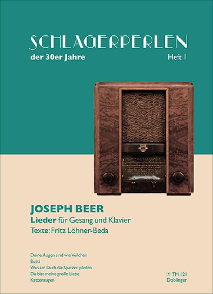 Schlagerperlen der 30er Jahre Heft 1: Lieder für Gesang und Klavier Art & Literature