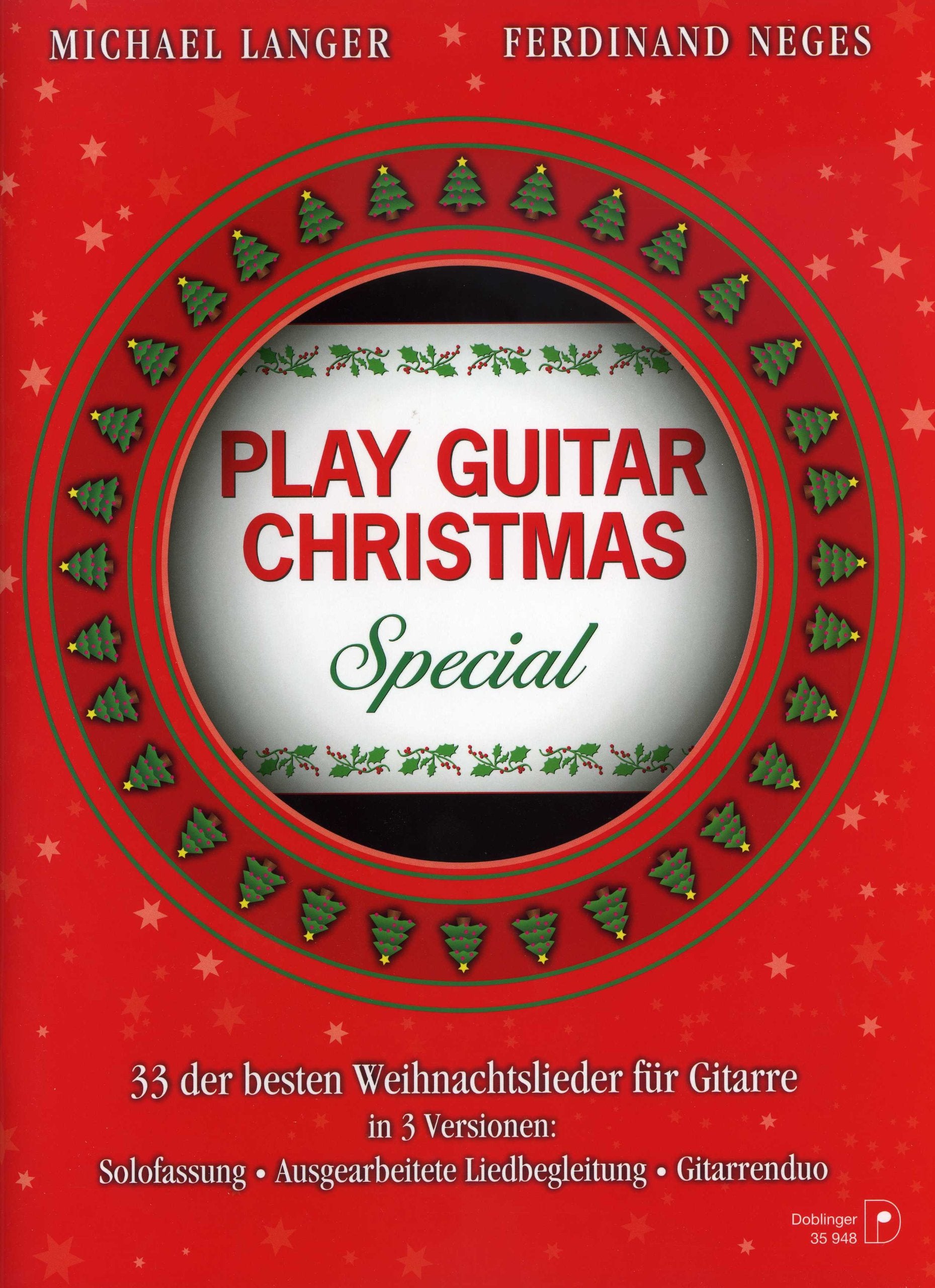 Edition Dux Play Guitar Christmas Special - 33 der besten Weihnachtslieder Books