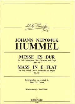 Messe 2 Es-Dur Op 80 - Gch Orch Org. Klavierauszug Sheet Music