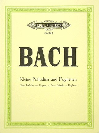 24 Kleine Praeludien + Fughetten Bwv 895. Klavier Sheet Music