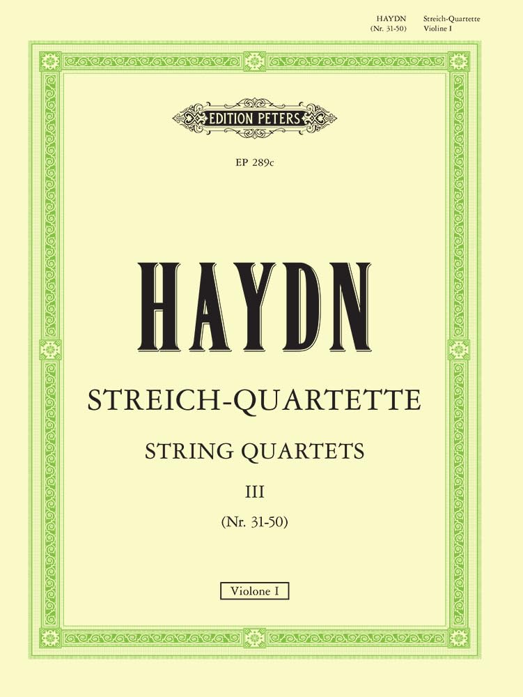 Quartette (Streichquartette), Bd.3, Simmen (4 Hefte): Für 2 Violinen, Viola und Violoncello. Quartette Nr.31-50. Opus 9/1, 3, 4-6, op.17/1-4, 6, op.42, 50/1-5, 55/1-3, op.64/1 Sheet Music