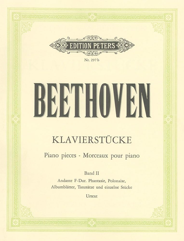 Beethoven: Album of Piano Pieces Vol.2 (EP297B) Sheet Music