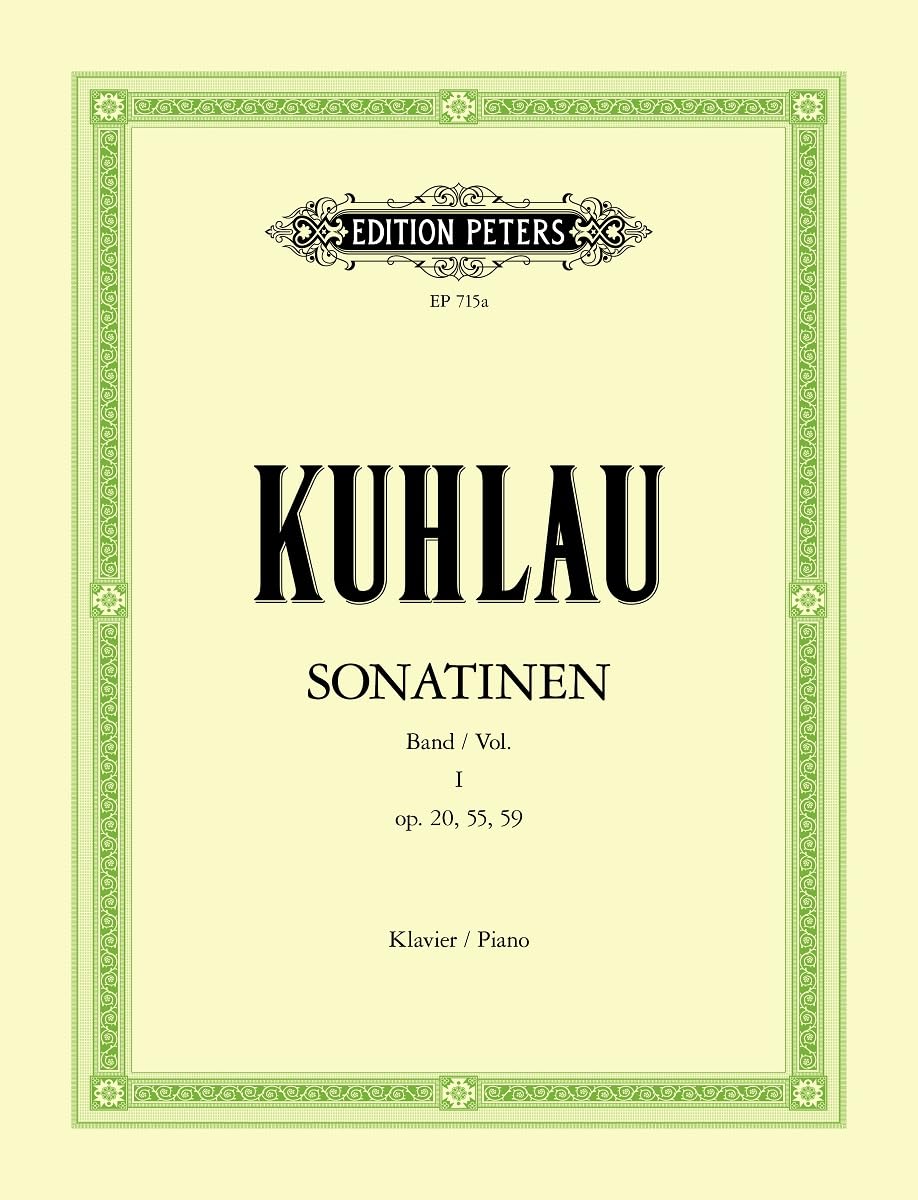 Sonatinas for Piano: 12 Sonatinas Opp. 20, 55, 59 (1) (Edition Peters, 1, Band 1) Sheet Music