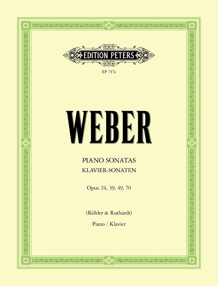 Piano Works: Sonatas (1) (Edition Peters, 1, Band 1) Sheet Music