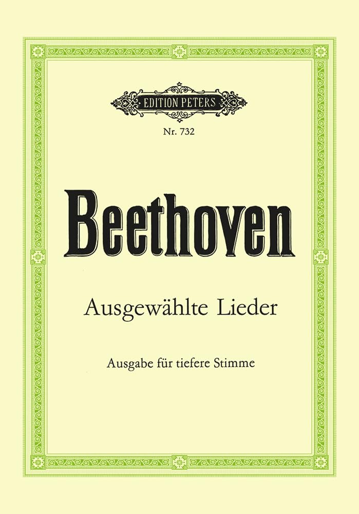 30 Selected Songs for Low Voice and Piano Sheet Music